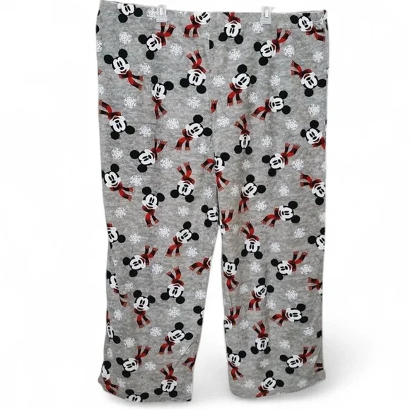 Disney Mickey Mouse grey fleece pajama pants Size 3XL - Picture 2 of 3